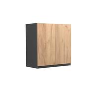 Vicco Elément Haut de Cuisine R-Line, Chêne de Force doré, 60cm J-Shape, pour Une Combinaison Libre au Sein de systèmes de Cuisine modulaires