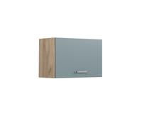 Vicco Elément Haut de Cuisine R-Line, Bleu-Gris, 60cm | Porte s'ouvrant vers le haut · ✓ Au-dessus de la hotte aspirante · Profondeur - 31 cm · Librement combinable · 1 Porte