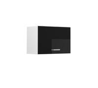 Vicco Elément Haut de Cuisine R-Line, Noir Haute Brillance, 60cm | Porte s'ouvrant vers le haut · ✓ Au-dessus de la hotte aspirante · Profondeur - 31 cm · Librement combinable · 1 Porte