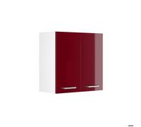 Elément haut de cuisine R-Line, 60cm, Rouge brillant/Blanc, Vicco 30487