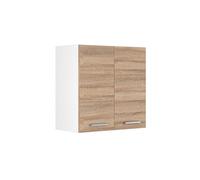 Elément haut de cuisine R-Line, 60cm, Sonoma/Blanc, Vicco 29749