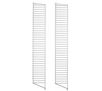Élément individuel Échelle de sol H 200 cm String Furniture Paquet de 2 pièces Noir - 7350038270467