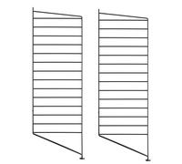 Élément individuel Échelle de sol H 85 cm String Furniture Paquet de 2 pièces Noir - 7350038271426
