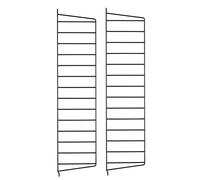 Élément individuel Échelle murale H 75 cm String Furniture Paquet de 2 pièces Noir - 7350038270528
