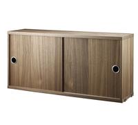 Élément individuel Élément d'armoire avec portes coulissantes String Furniture Noyer - 7350038270375