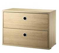 Élément individuel Élément de tiroir L 58 cm String Furniture Chêne - 7350038273079