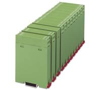 Elément inférieur de boîtier pour rail Phoenix Contact EG 22,5-G/ABS GN 2764043 ABS vert 22.5 x 75 x 107.5