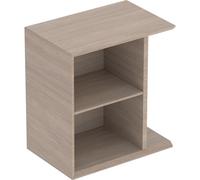 Elément latéral Geberit iCon avec box à poussière, suspendu, 37x40x24,5 cm, 502324, 502324JH1, Couleur: ChÃªne / mÃ©lamine structure bois - CM