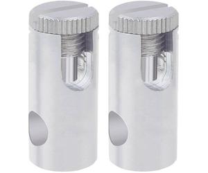 Elément Pour Système D'éclairage Sur Câble Basse Tension Alimentation Électrique Set De 2 Paulmann 97283 Chrome (Mat)