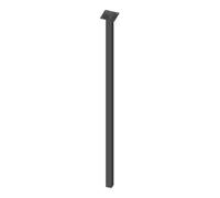 Element System DIY, Pied de meuble sous-plan 11101 25x1,2x800mm, diamètre 25/25 noir Quantité:4