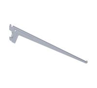 Element System DIY, Support 10105 pour rail mural, P 300mm gris, aluminium blanc Quantité:20