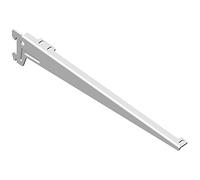 Element System Lot de 2 équerres d'étagère pour crémaillère 1 rangée 3 couleurs 5 dimensions, 18133-00057 blanc 38 cm
