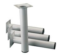 Element System Pied de meuble blanc 30mm H.500mm panneau Quantité:4