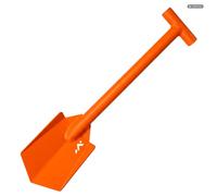 ElementCamper, pelle en aluminium de 65 cm avec manche en forme de T - couleur orange
