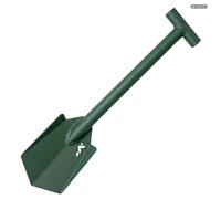 ElementCamper, pelle en aluminium de 65 cm avec manche en forme de T, couleur vert sapin