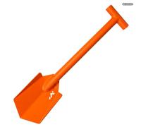 ElementCamper, pelle en aluminium de 65 cm avec manche en forme de T - couleur orange