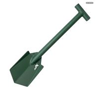 ElementCamper, pelle en aluminium de 65 cm avec manche en forme de T, couleur vert sapin