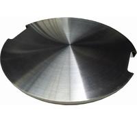 ELEMENTI Couverture en acier inoxydable pour cheminée Vesuv, Tuscany, Porvoo ø 49 x H 2,5 cm