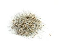 Éléments de limitation du courant 1000 pièces 2.7Ohm résistance 1/4W Watt 5% tolérance axia-l plomb à travers le trou montage résistance à Film de carbone électrique