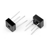 Éléments de limitation du courant Diode de redressement de pont, KBPC606 Diodes électroniques au silicium 6A 600V, 4 broches (Size : 20Pcs)