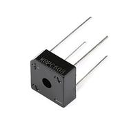 Éléments de limitation du courant Diode de redressement de pont, KBPC608 Diodes électroniques au silicium 6A 800V, 4 broches (Size : 10Pcs)