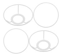 ELEOUTI 2 Ensembles Cadre Rond en Fer pour Carcasse Abat Jour, Accessoires Légers et Anneau de Support D'abat-jour Pratiques pour Lampes de Plafond à Domicile