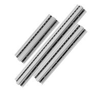ELEOUTI 3 Pièces Règle Droite à Tracer en Aluminium avec Poignées Surélevées, Légère et Confortable, Règles Multi-usages pour Amateurs de Bricolage et Artistes