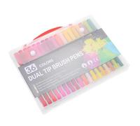 ELEOUTI 36pièces Marqueurs à Double Pointe Feutres Aquarelle avec Pointe Fine et Pinceau Stylos Feutre Aquamarker pour Dessin et Coloriage et Art pour Étudiants et Artistes