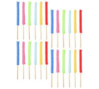 ELEOUTI Bâtonnets de Plumeau de Détail en Fibre Fine 24pcs Saison Chaude Vacances Maison et Voiture pour Nettoyage Air Conditionné et Placards pour Coins Difficiles