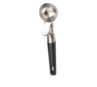 ELEOUTI Cuillère à Glace en Acier Inoxydable Design Ergonomique pour Boule de Melon et Desserts, Vacances, Plus Sûre et Saine