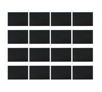 ELEOUTI Feuilles Magnétiques Résistantes aux Intempéries pour Porte de Garage 16 Pièces en Caoutchouc Noir Pvc Aimants Puissants pour Créer Fausses Fenêtres DIY