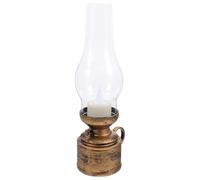 ELEOUTI Lampe à Pétrole Électronique Vintage en PP Bougie LED Sûre et Fonction D'éclairage d'urgence, Décoration pour Cuisines et Divers Lieux