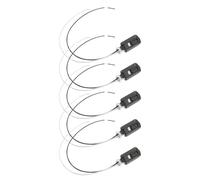 ELEOUTI Lot de 5 Douilles E12 en Bakélite Câble Intégré, Support pour Ampoule Bougie, Base Lisse Compatible Plafonnier Industriel, Porte Ampoule pour Lampe à Vis, Usage Électrique