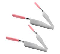 ELEOUTI Pince à Dessert Couleur Aléatoire en Acier Inoxydable 2pcs Poignée Ergonomique et Largeur Réglable pour Découpe Précise de Gâteaux Petit-déjeuner ou Goûter