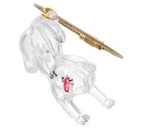 ELEOUTI Porte-clés en ABS pour Poils de Chat Capsule Transparente Design Créatif et Compact, Rangement Commémoratif Pratique pour Amoureux des Animaux en Voyage