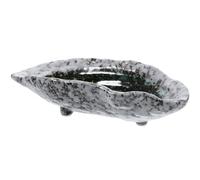 ELEOUTI Porte-cuillère Facile à Ranger Pratique et Décoratif en Céramique Repose-cuillère Compact Design Simple et Créatif pour Ustensiles Cuisine pour Usage Quotidien