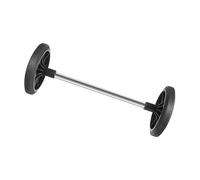 ELEOUTI Roue de Poubelle en Plastique Stable pour Remplacement Facile Lot de 1 Set de Set de Adapté aux Bacs à Ordures Extérieurs Bâtiments et Maisons de Retraite