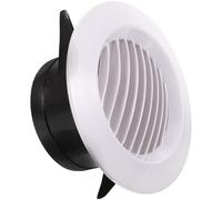 ELEOUTI Sandales Femme en ABS Blanc pour Bouche D'aération du Climatiseur Couvercle de Ventilation Extérieur Réglable Facile à Installer et Surface Lisse