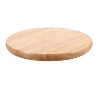 ELEOUTI Siège de Remplacement Rond en Bois Massif Beige pour Tabouret, Surface Prévient Déformation et Griffures, pour Décoration Beauté Maison