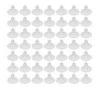 ELEOUTI Ventouses Transparentes en PVC 200pcs 19mm Sans Crochet pour Fixation Décorative et Protection Tables en Verre pour Activités Manuelles