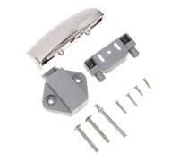 ELEOUTI Verrou à Bouton Poussoir Porte pour Camping-car, Armoire et Placard, sans lliage de Zinc et Plastique, Facile à Utiliser
