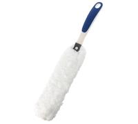 ÉLÉPHANT Maison - Plumeau Microfibre - Capture Poussière Sans La Faire Voler - Housse Amovible Lavable en Machine - Manche Ergonomique Anti-Glisse - Hygiénique & Écologique - Fabriqué en France