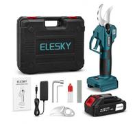 ELESKY Sécateur Électrique 40 mm compatible Makita 18V, sans Batterie | Moteur sans balais, lame SK5, écran LCD, coupe jusqu’à 40 mm, double sécurité, idéal arbres fruitiers et jardin.
