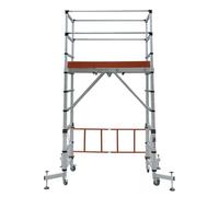 Elevate Echafaudage en Aluminium Hauteur de Travail 3 m 10 marches