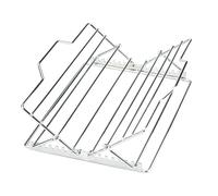 Élévateur de volaille de qualité supérieure - Plateau réglable, support pour dinde, cadre en acier inoxydable, outil de cuisine robuste | Accessoire de cuisine polyvalent en métal pour barbecue en
