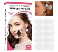 Élévateurs de lobe d'oreille pour boucles d'oreilles - Patchs de stabilisation transparents, coussinets de soutien de poids , coussins adhésifs sûrs, protections d'ascenseur | Accessoire