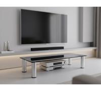 Élévation de moniteur Rehausse de bureau Support de moniteur Écran noir 100x17x35