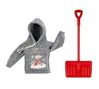 Elf on the Shelf Tenues d'elfe pour garçon et fille - Accessoires (Claus Couture - set de jeu Snow Day Shovel ’n’ Play - elfe non inclus)