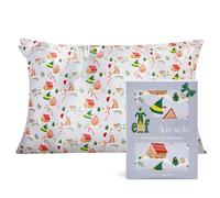 Elf x Kitsch Taie d'oreiller en Satin - Plus Douce Que la Soie pour Les Cheveux et la Peau | Rafraîchissant avec Fermeture Éclair | Housse de Coussin