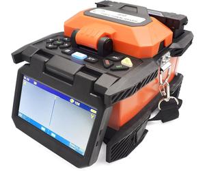 Elfcam - Soudeuse fibre optique S10 - Alignement noyau à noyau - 4 moteurs - Écran LCD 5", Batterie 6400mAh, Compatible avec SM/MM/DS/NZDS, Kit complet inclus